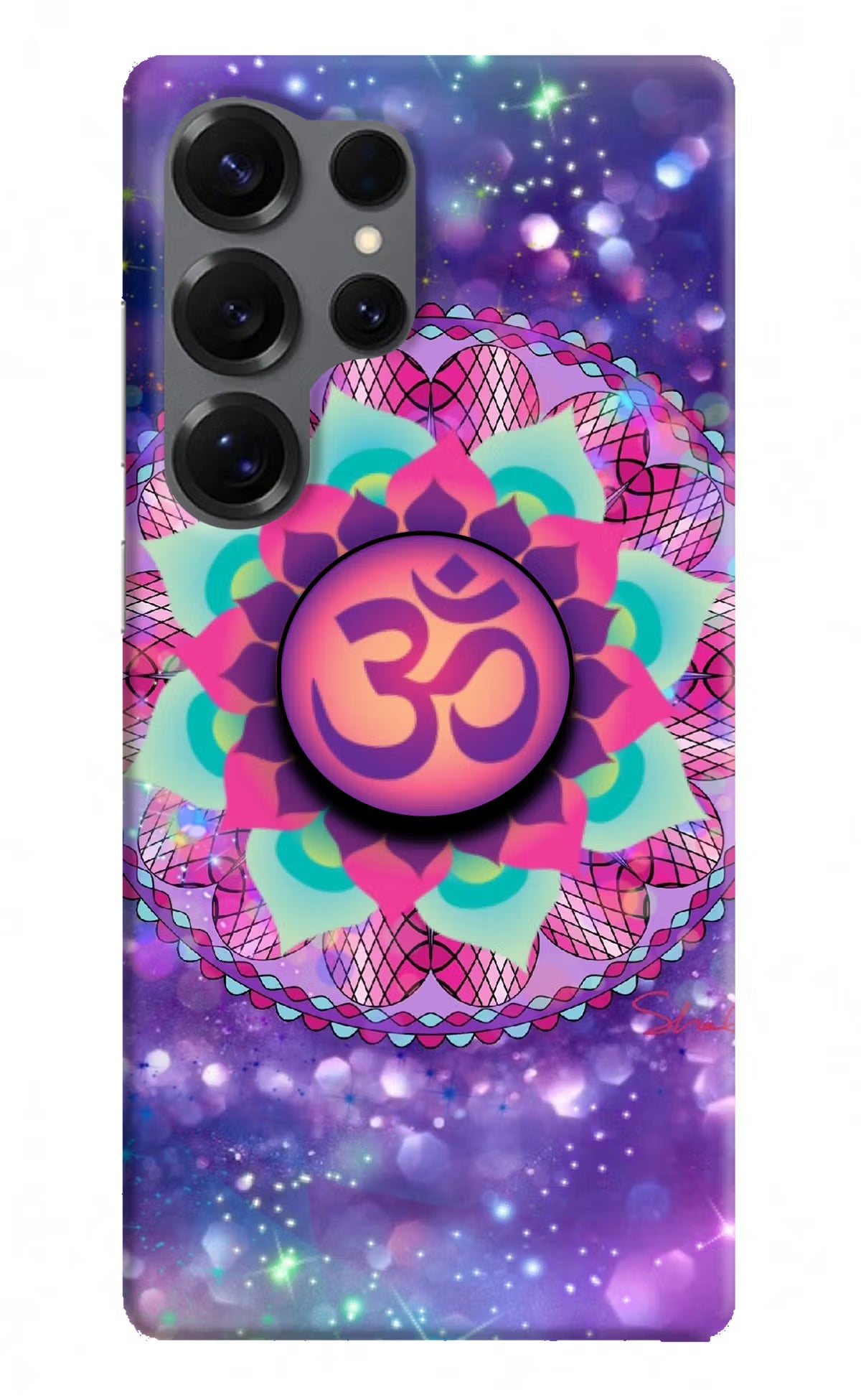 Om Purple Samsung S25 Ultra Pop Case by Casekaro