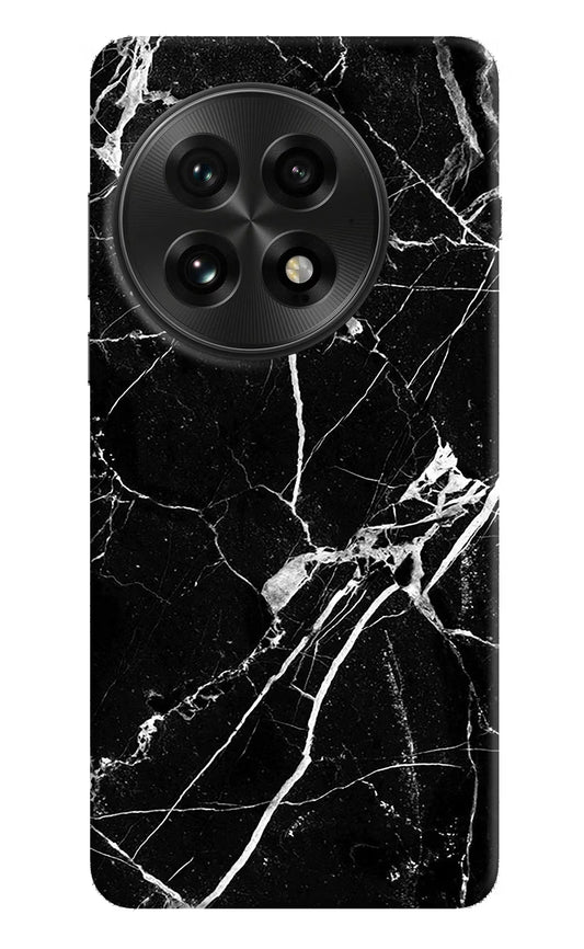 Black Marble Pattern OnePlus 13 Hard Case Back Cover by Casekaro