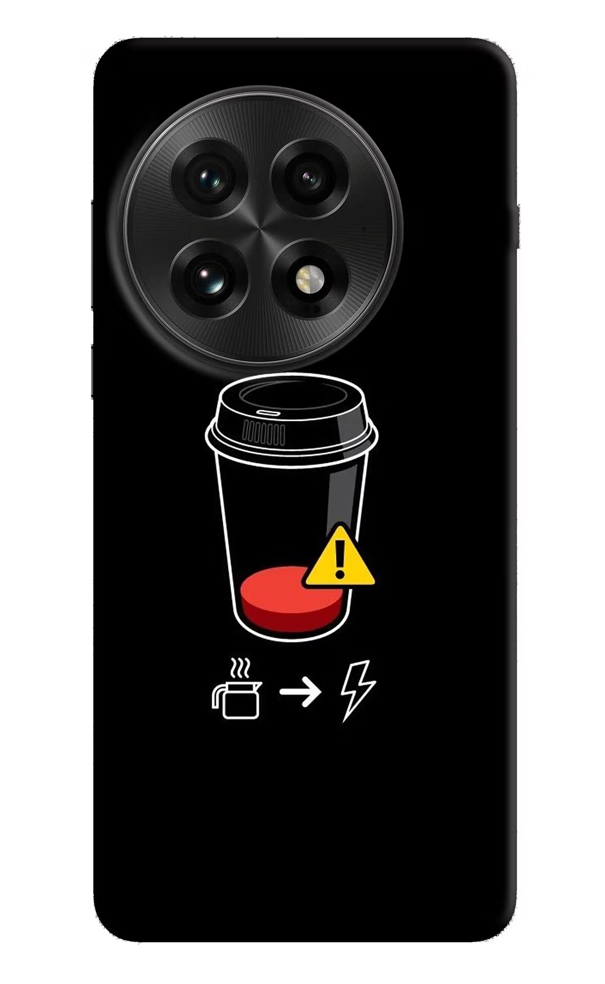 Coffee OnePlus 13 Hard Case Back Cover by Casekaro