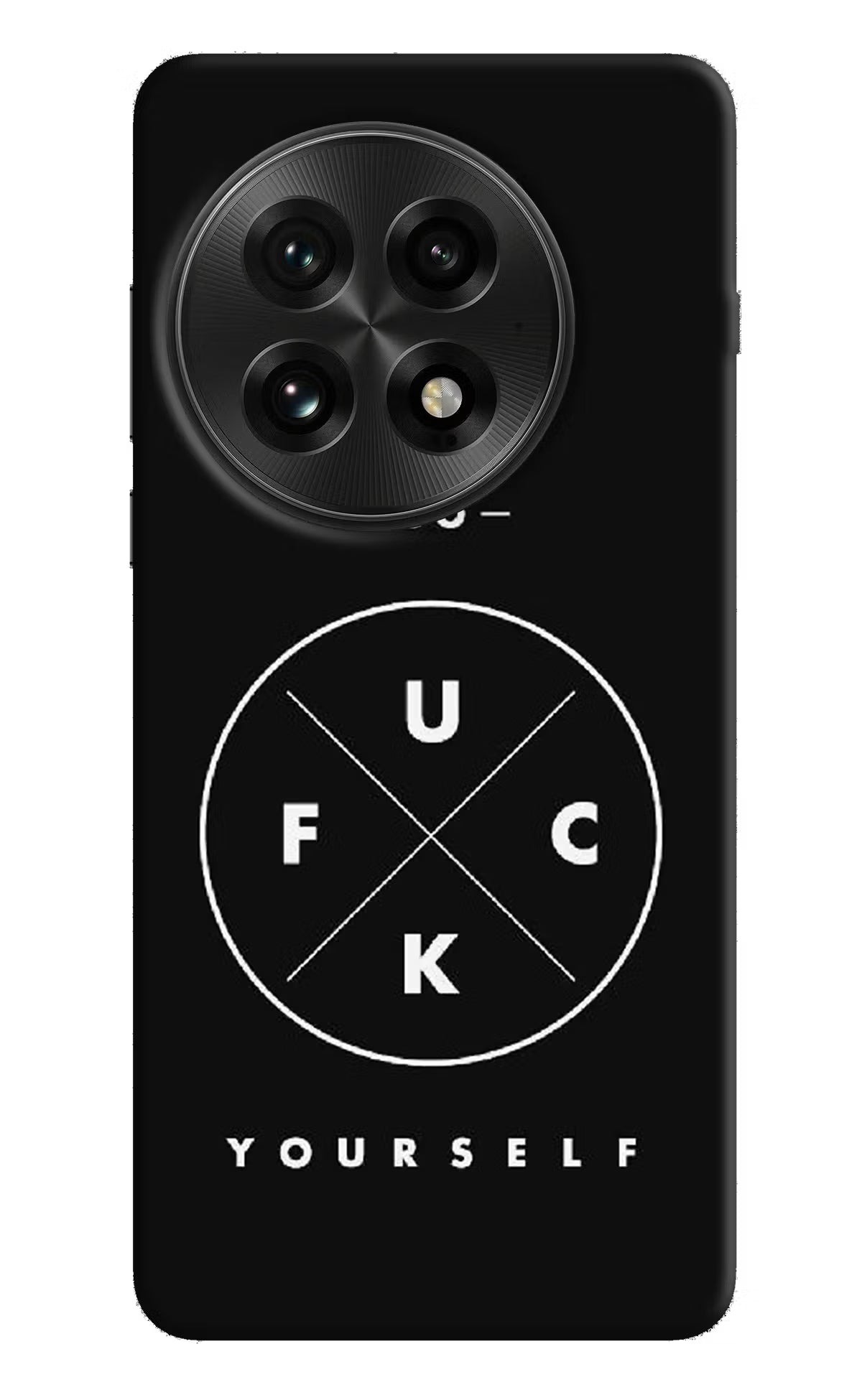 Go Fuck Yourself OnePlus 13 Hard Case Back Cover by Casekaro