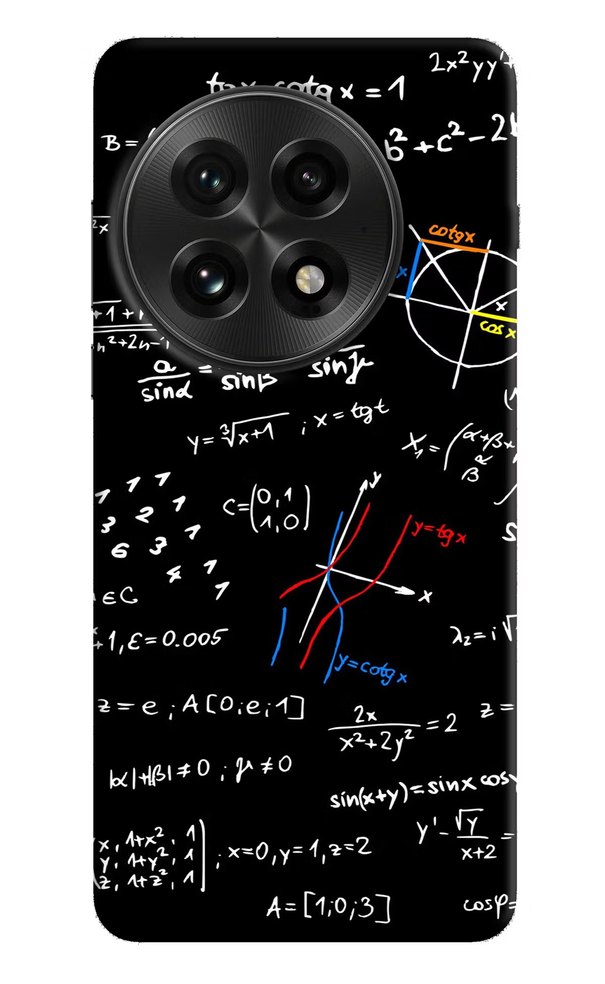 Mathematics Formula OnePlus 13 Hard Case Back Cover by Casekaro
