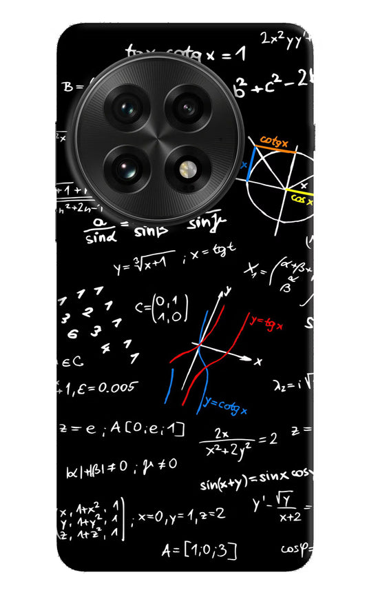 Mathematics Formula OnePlus 13 Hard Case Back Cover by Casekaro