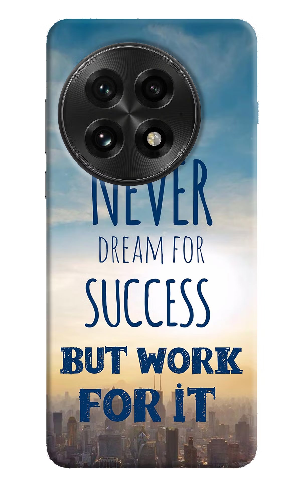 Never Dream For Success But Work For It OnePlus 13 Hard Case Back Cover by Casekaro
