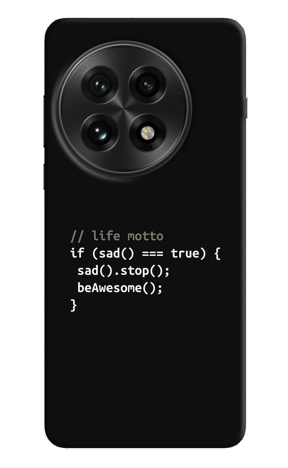 Life Motto Code OnePlus 13 Hard Case Back Cover by Casekaro