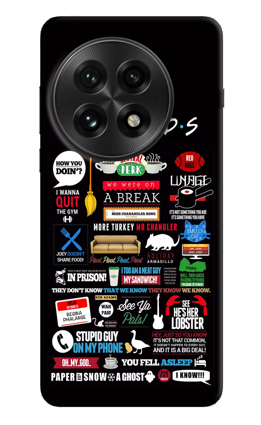 FRIENDS OnePlus 13 Back Cover, Hard case