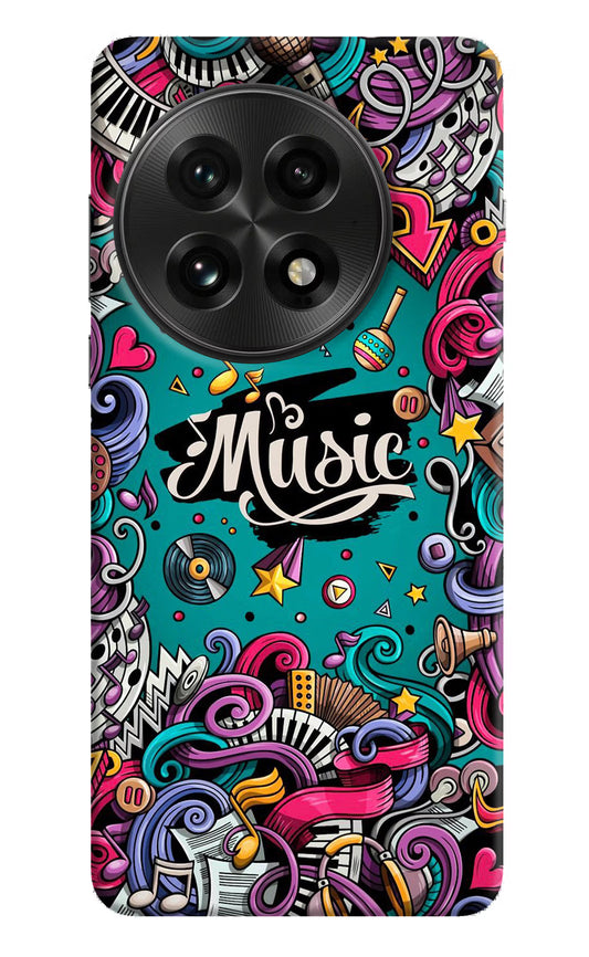 Music Graffiti OnePlus 13 Hard Case Back Cover by Casekaro