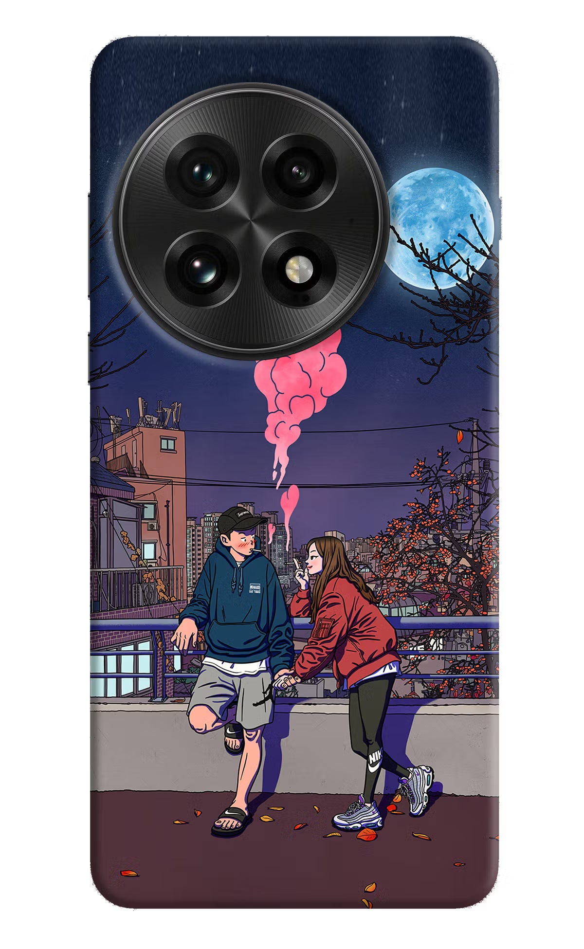Chilling Couple OnePlus 13 Hard Case Back Cover by Casekaro