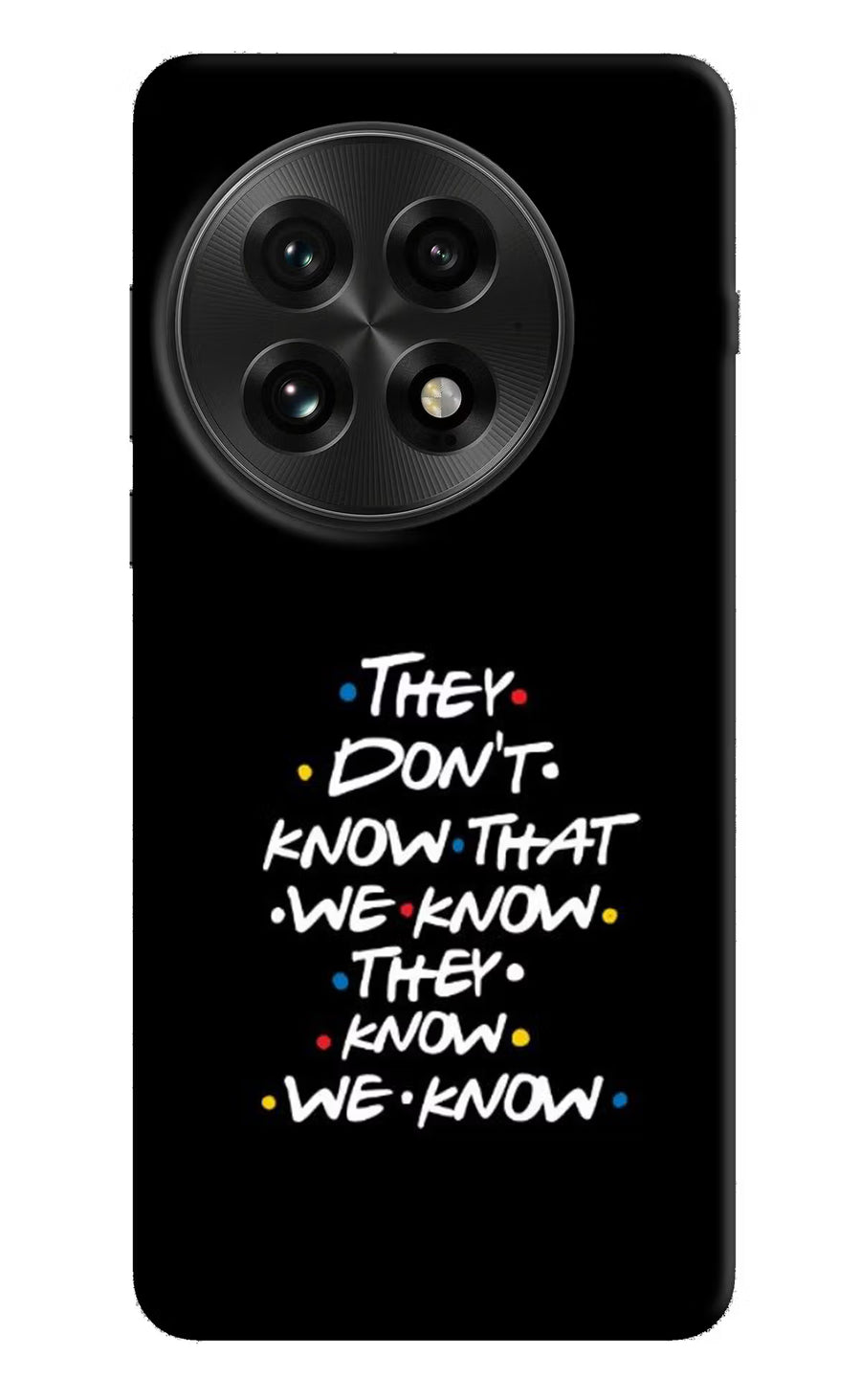 FRIENDS Dialogue OnePlus 13 Back Cover, Hard case