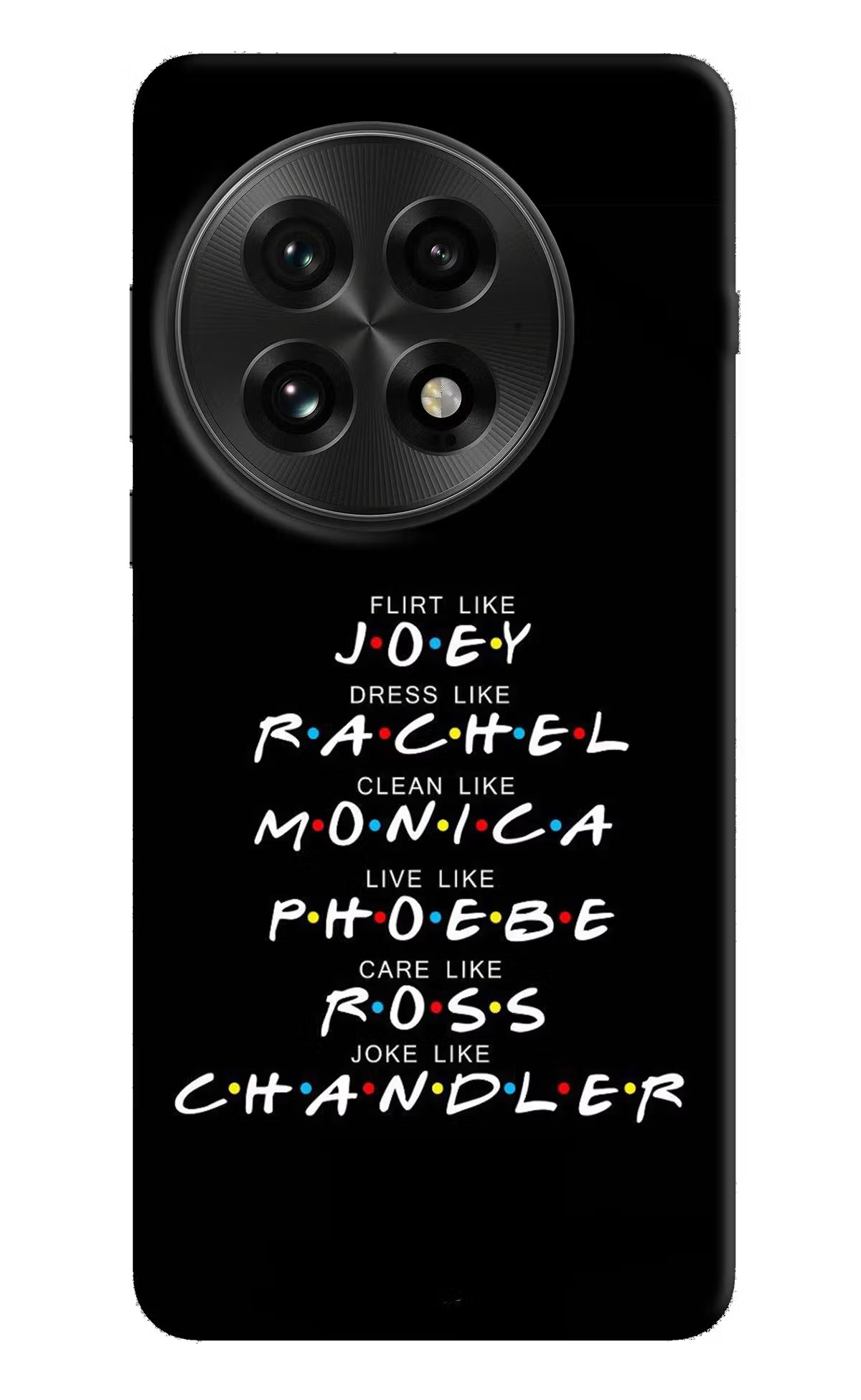 FRIENDS Character OnePlus 13 Hard Case Back Cover by Casekaro