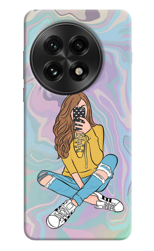 Selfie Girl OnePlus 13 Hard Case Back Cover by Casekaro
