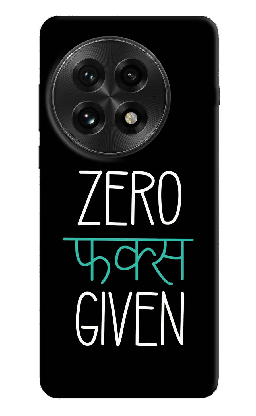 Zero Fucks Given OnePlus 13 Back Cover, Hard case