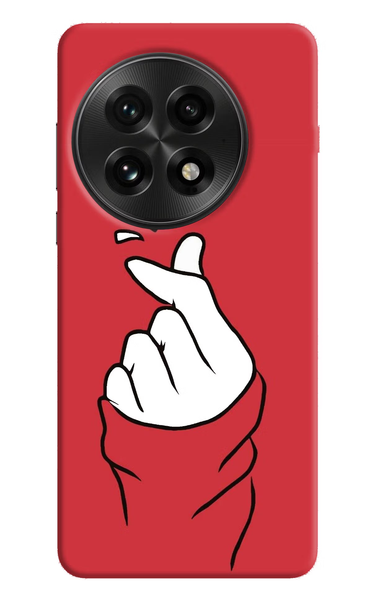 Korean Love Sign OnePlus 13 Hard Case Back Cover by Casekaro