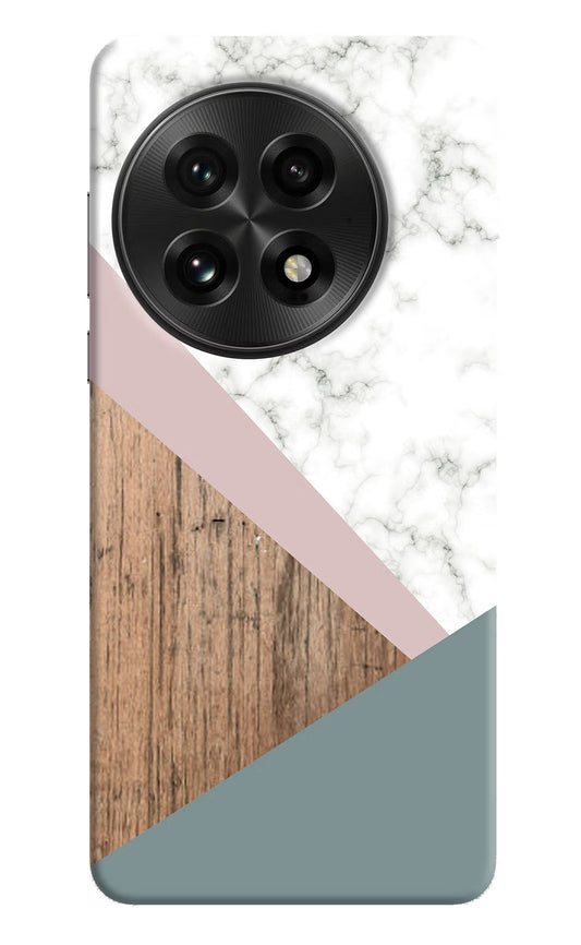 Marble wood Abstract OnePlus 13 Hard Case Back Cover by Casekaro