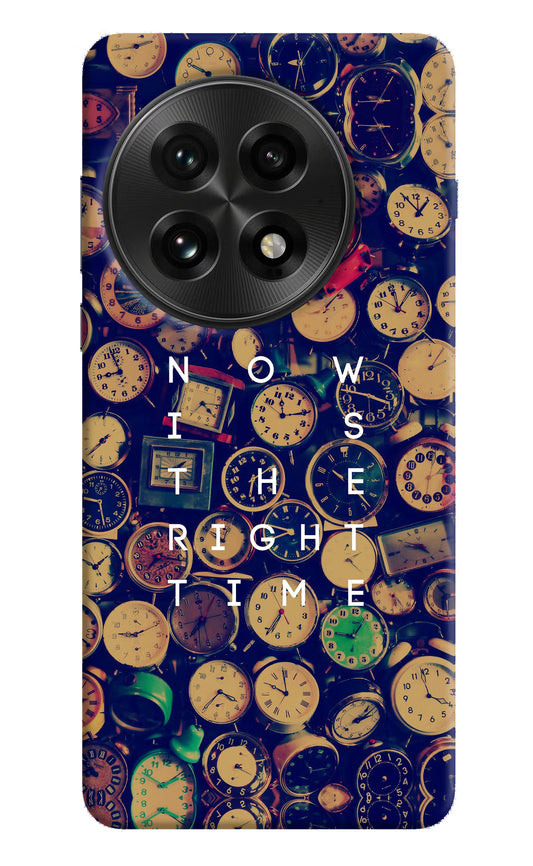 Now is the Right Time Quote OnePlus 13 Hard Case Back Cover by Casekaro