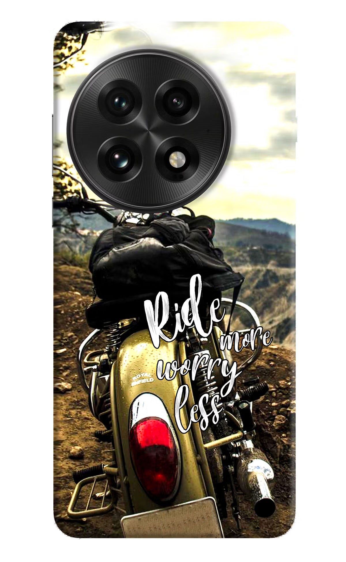 Ride More Worry Less OnePlus 13 Hard Case Back Cover by Casekaro
