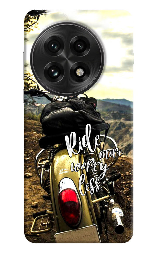 Ride More Worry Less OnePlus 13 Hard Case Back Cover by Casekaro