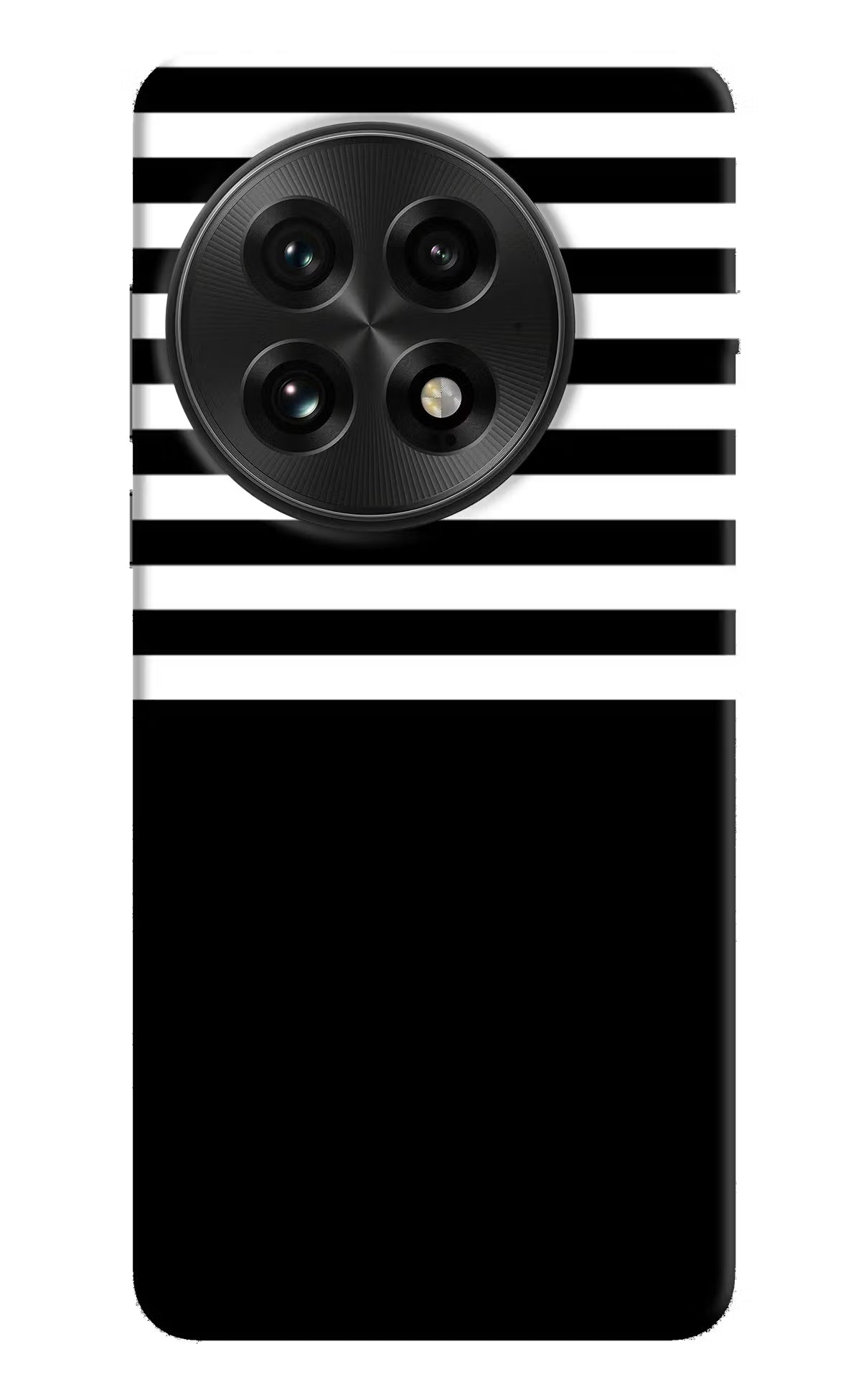 Black and White Print OnePlus 13 Hard Case Back Cover by Casekaro