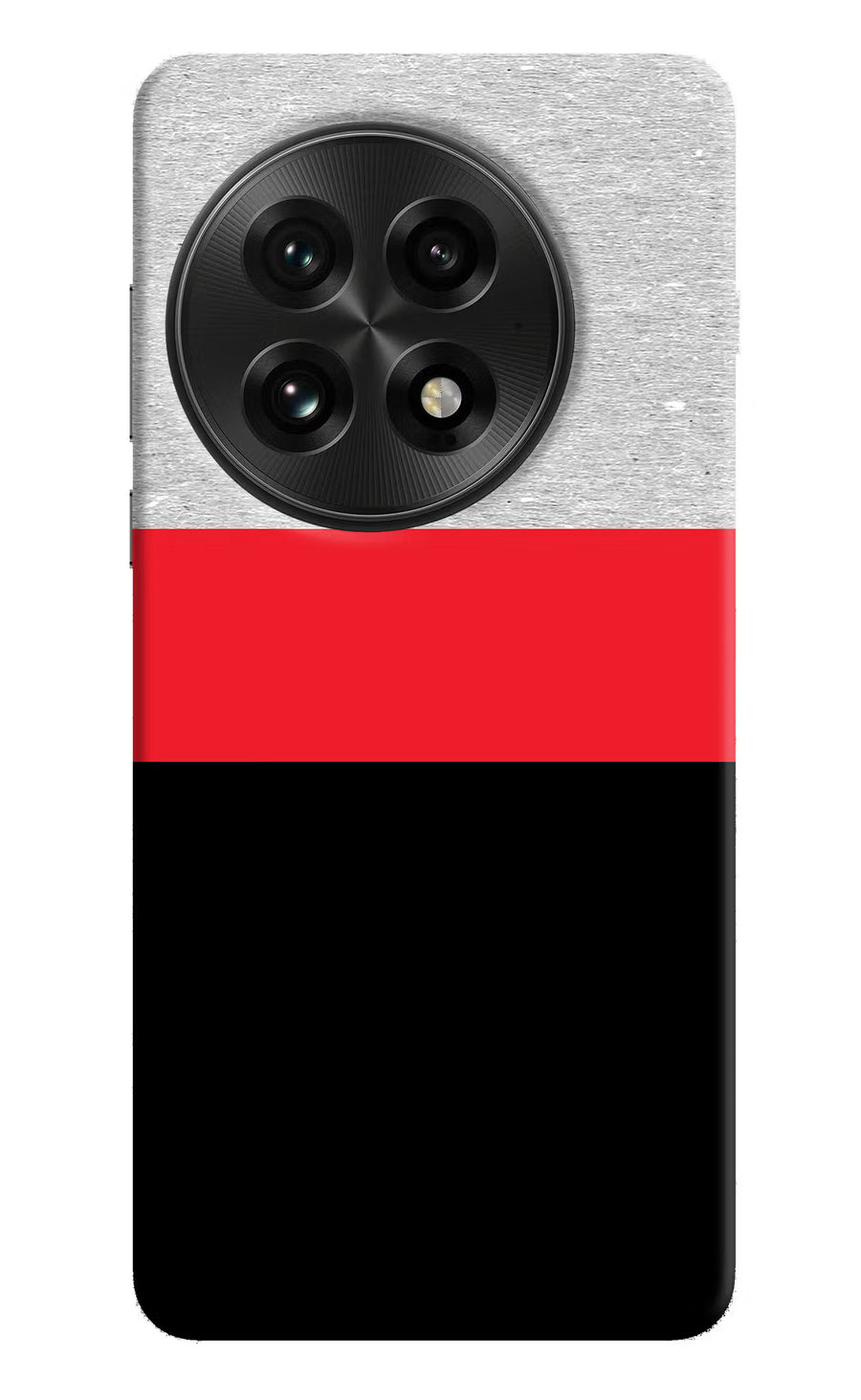 Tri Color Pattern OnePlus 13 Back Cover, Hard case