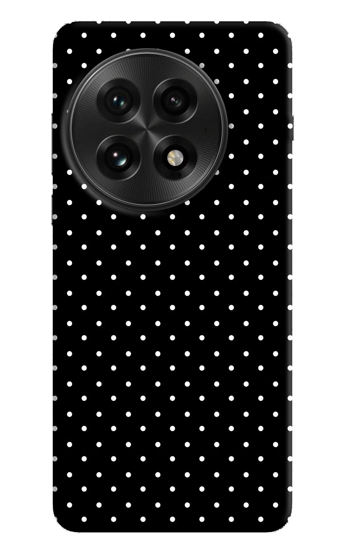 White Dots OnePlus 13 Hard Case Back Cover by Casekaro