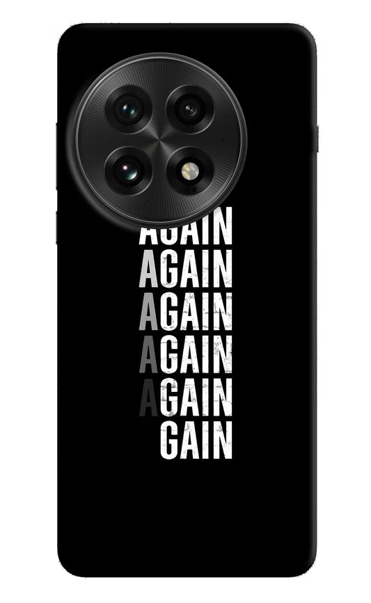 Again Again Gain OnePlus 13 Hard Case Back Cover by Casekaro