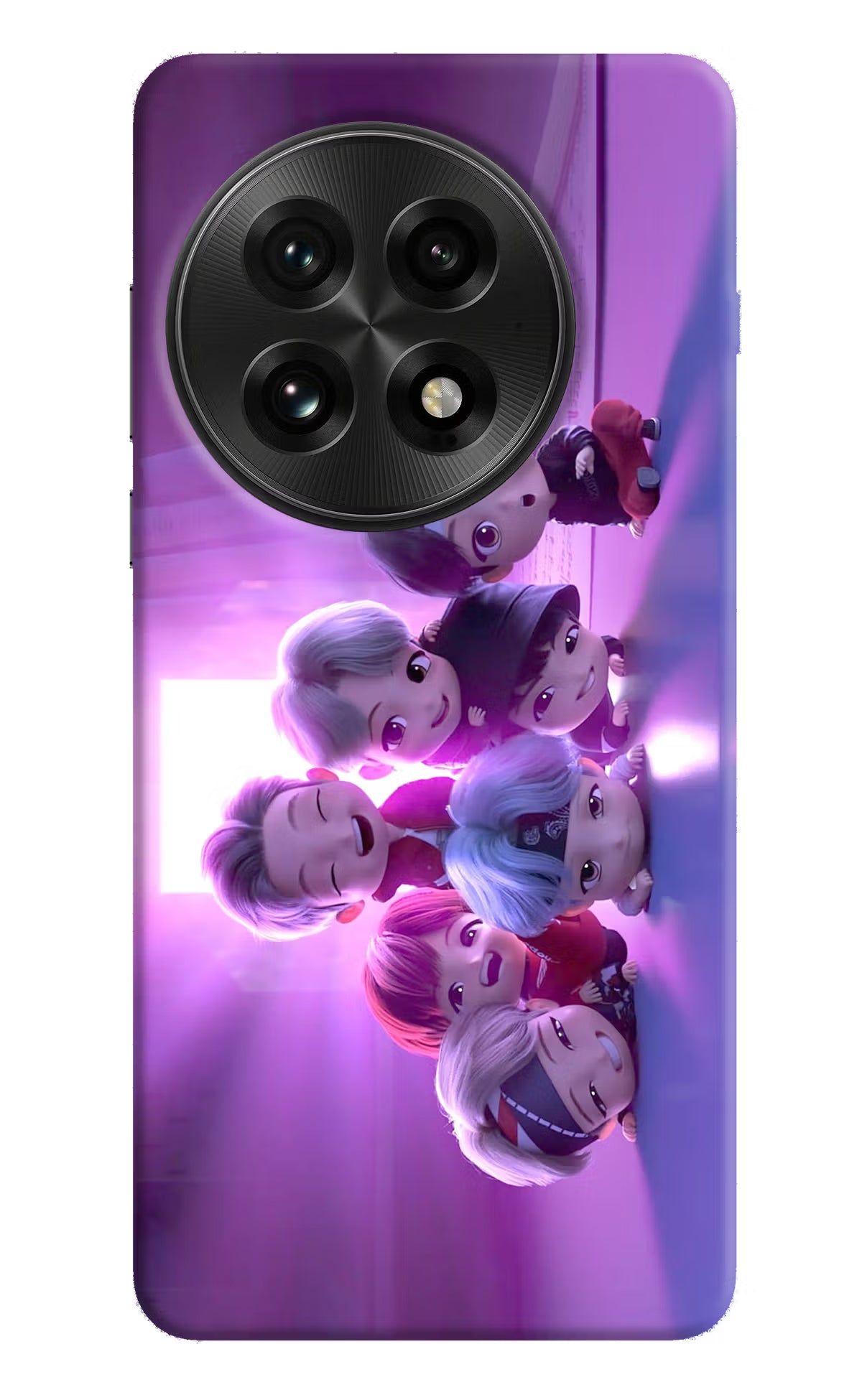 BTS Chibi OnePlus 13 Hard Case Back Cover by Casekaro