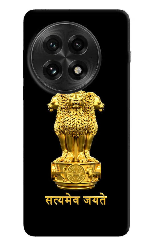 Satyamev Jayate Golden OnePlus 13 Hard Case Back Cover by Casekaro