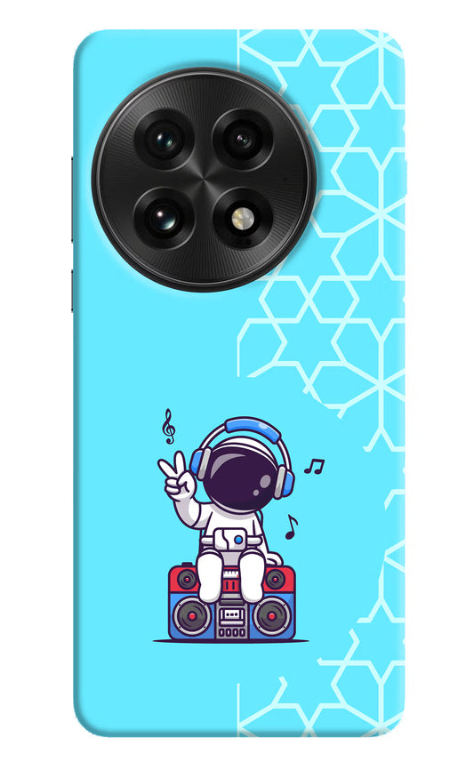 Cute Astronaut Chilling OnePlus 13 Hard Case Back Cover by Casekaro