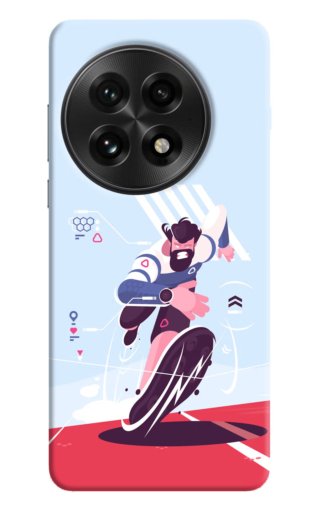 Run Pro OnePlus 13 Hard Case Back Cover by Casekaro