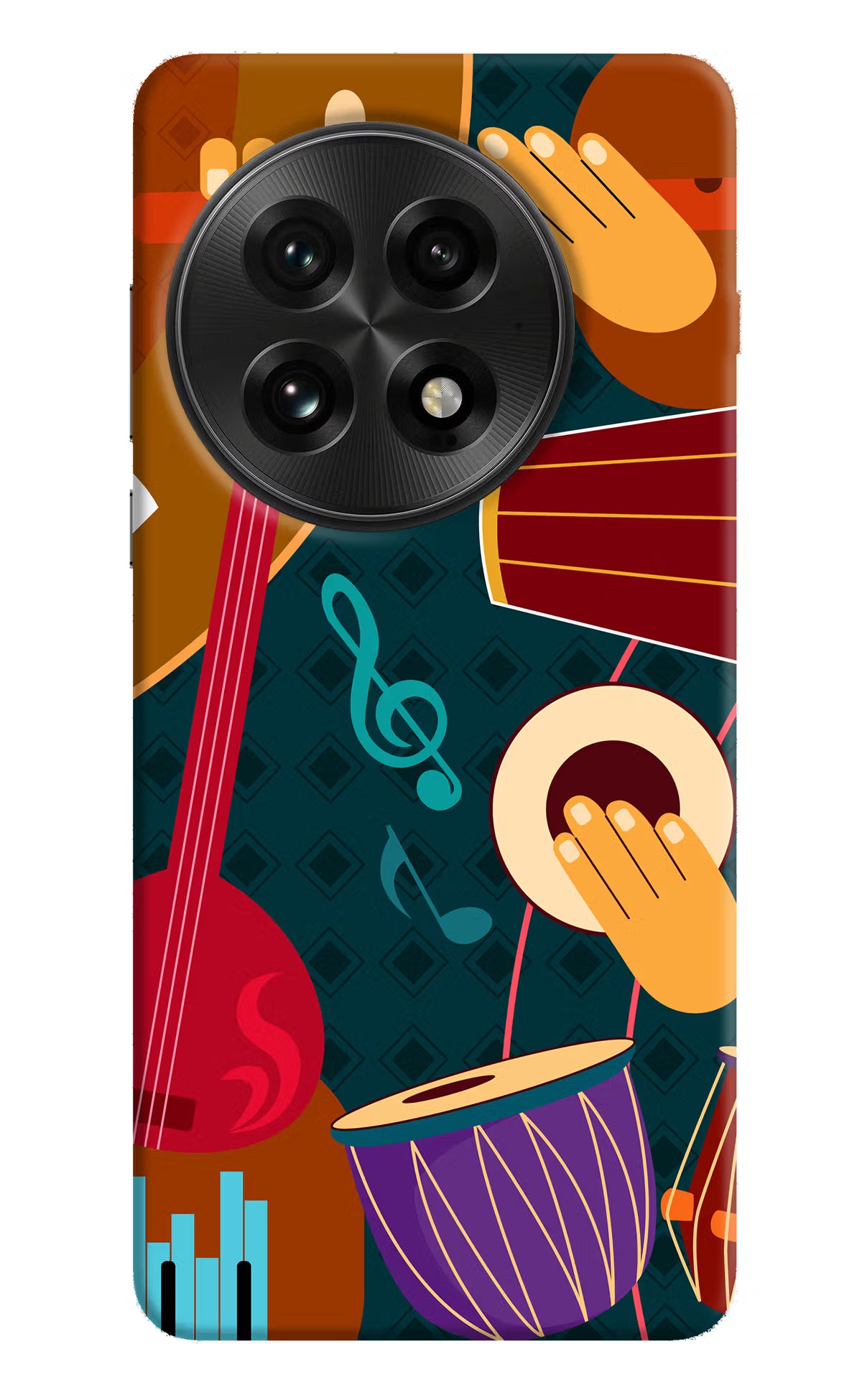 Music Instrument OnePlus 13 Hard Case Back Cover by Casekaro