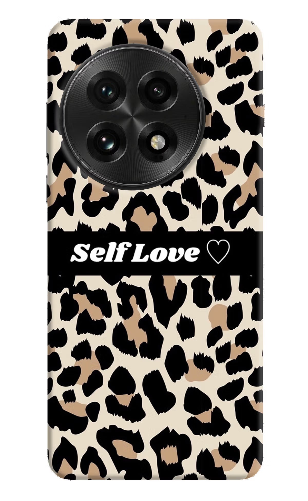 Leopard Print Self Love OnePlus 13 Hard Case Back Cover by Casekaro