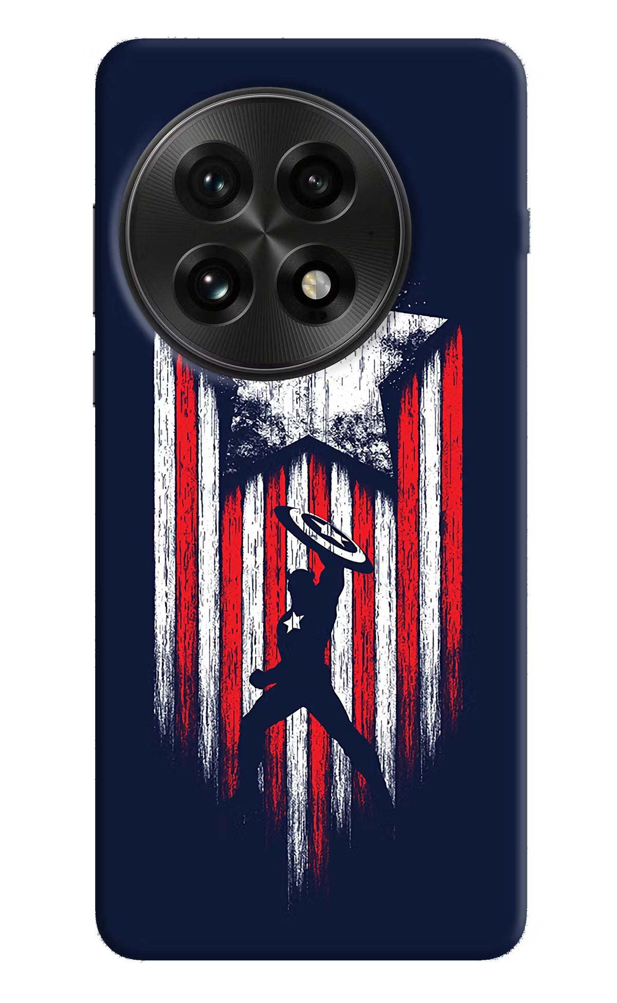 Captain America Marvel Art OnePlus 13 Hard Case Back Cover by Casekaro