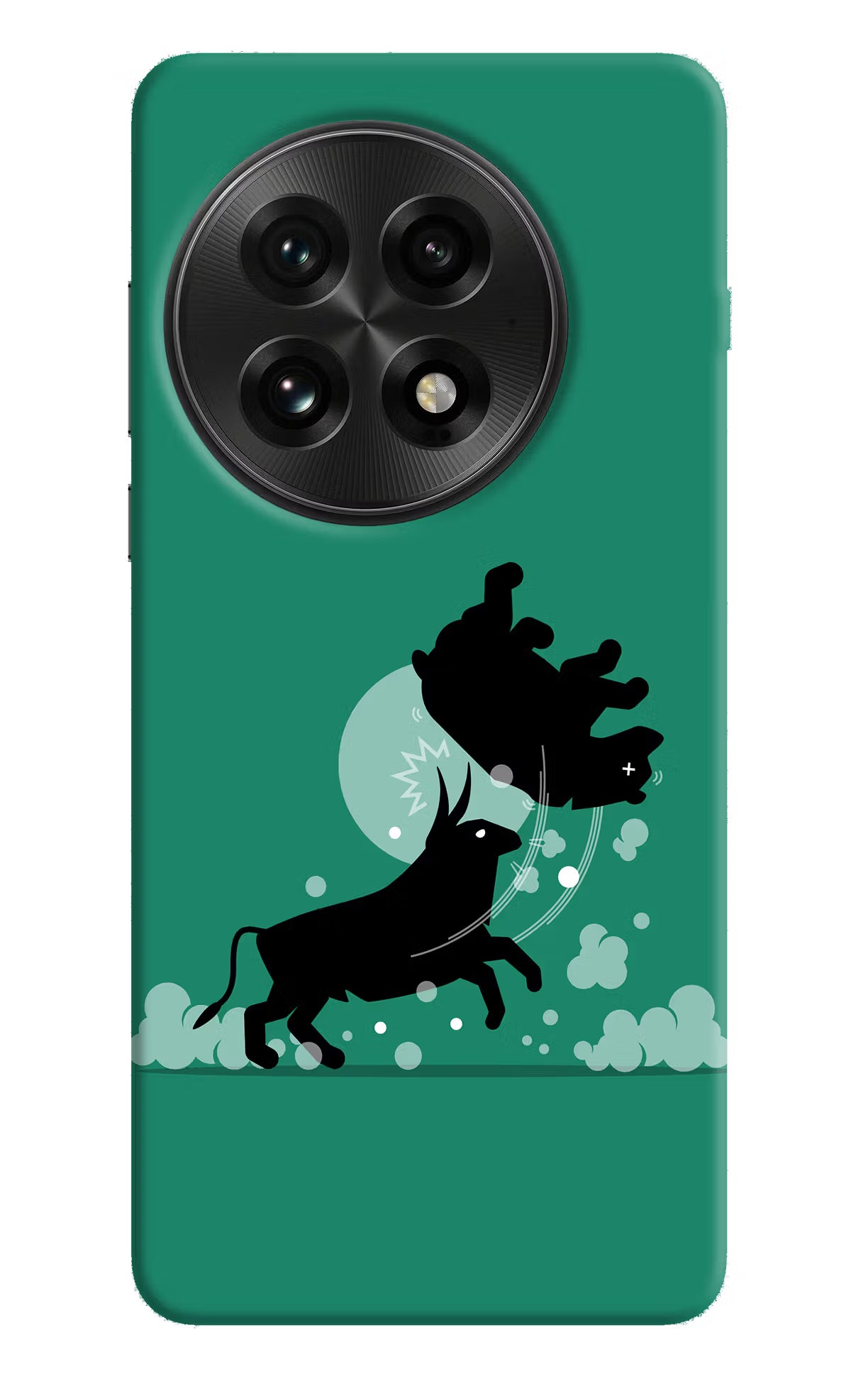 Bull Conqueror OnePlus 13 Hard Case Back Cover by Casekaro