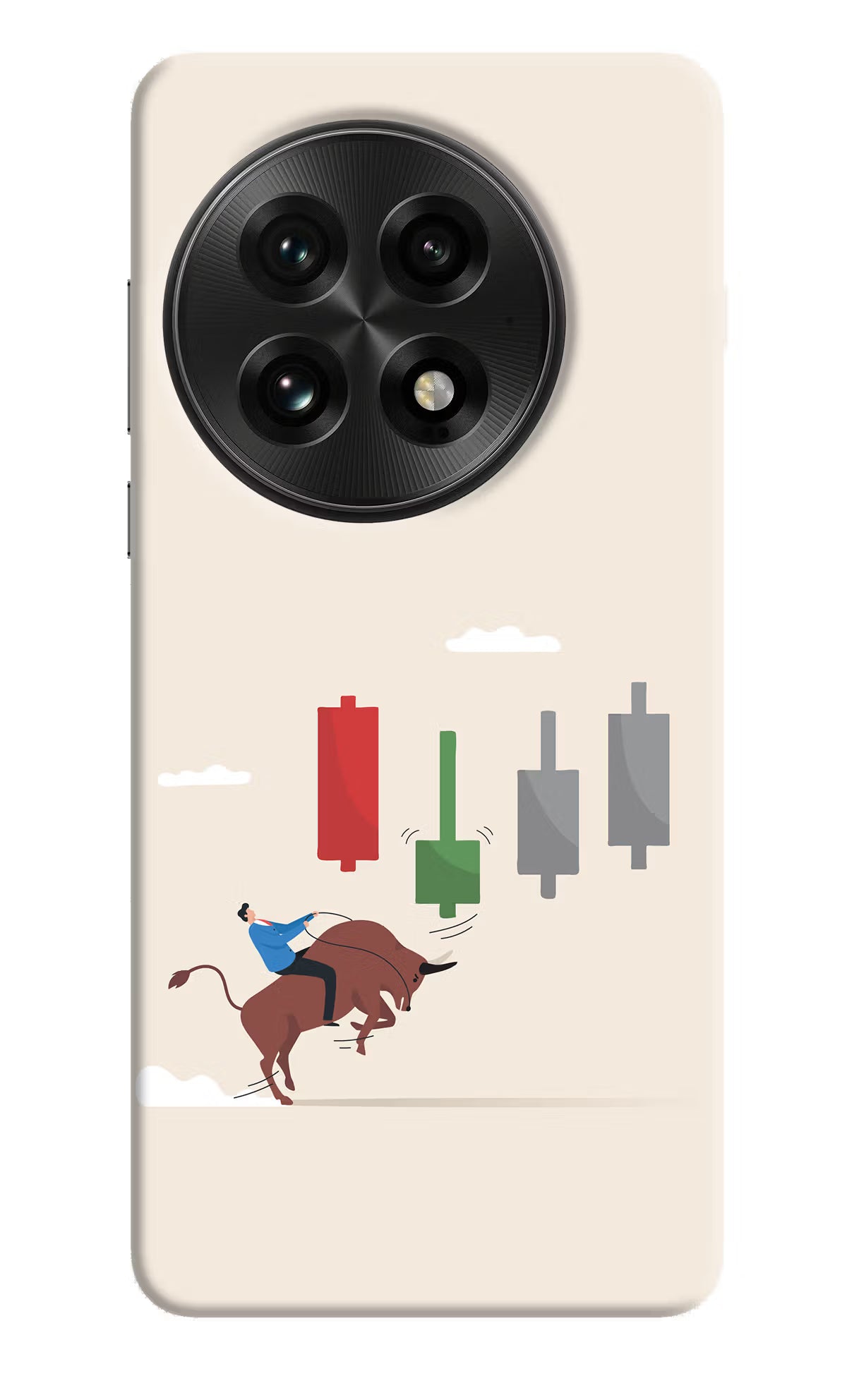 Bull Trading Momentum OnePlus 13 Hard Case Back Cover by Casekaro
