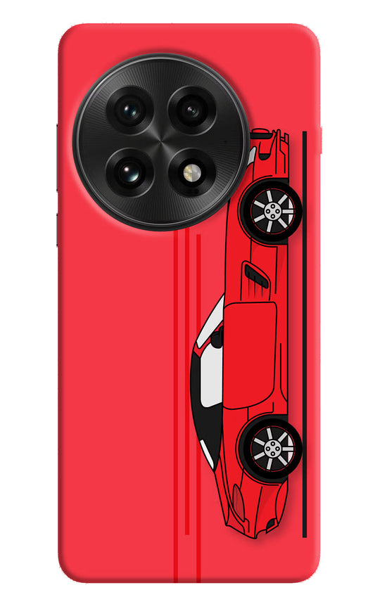 Red Velocity OnePlus 13 Hard Case Back Cover by Casekaro