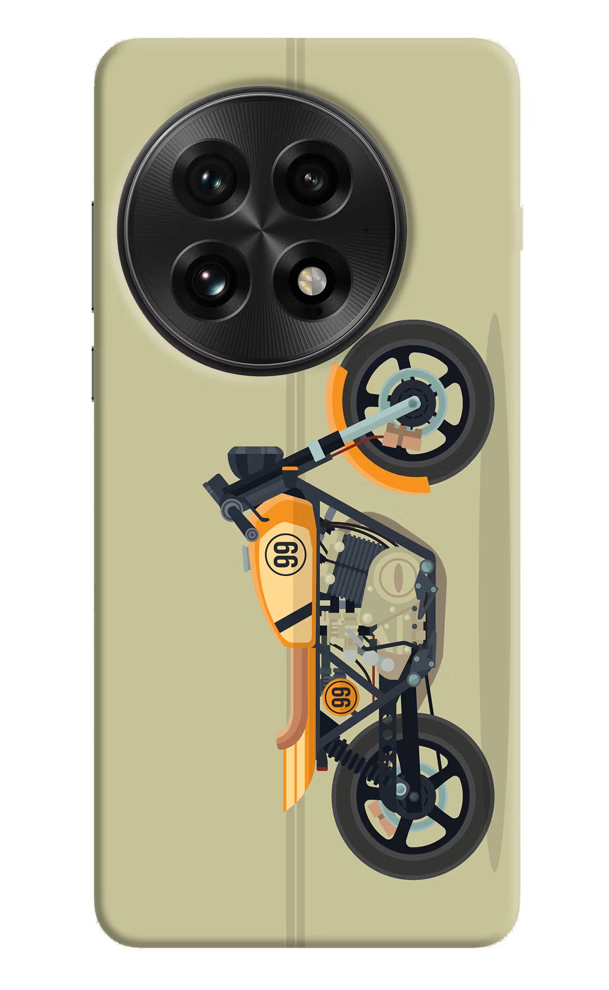 Vertical Speedster OnePlus 13 Hard Case Back Cover by Casekaro