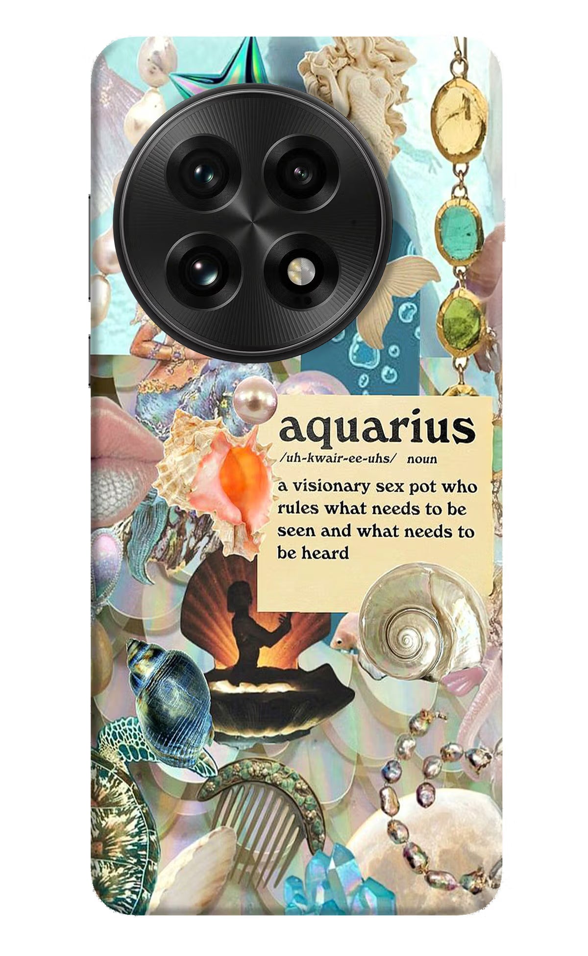 Aquarius Zodiac OnePlus 13 Hard Case Back Cover by Casekaro