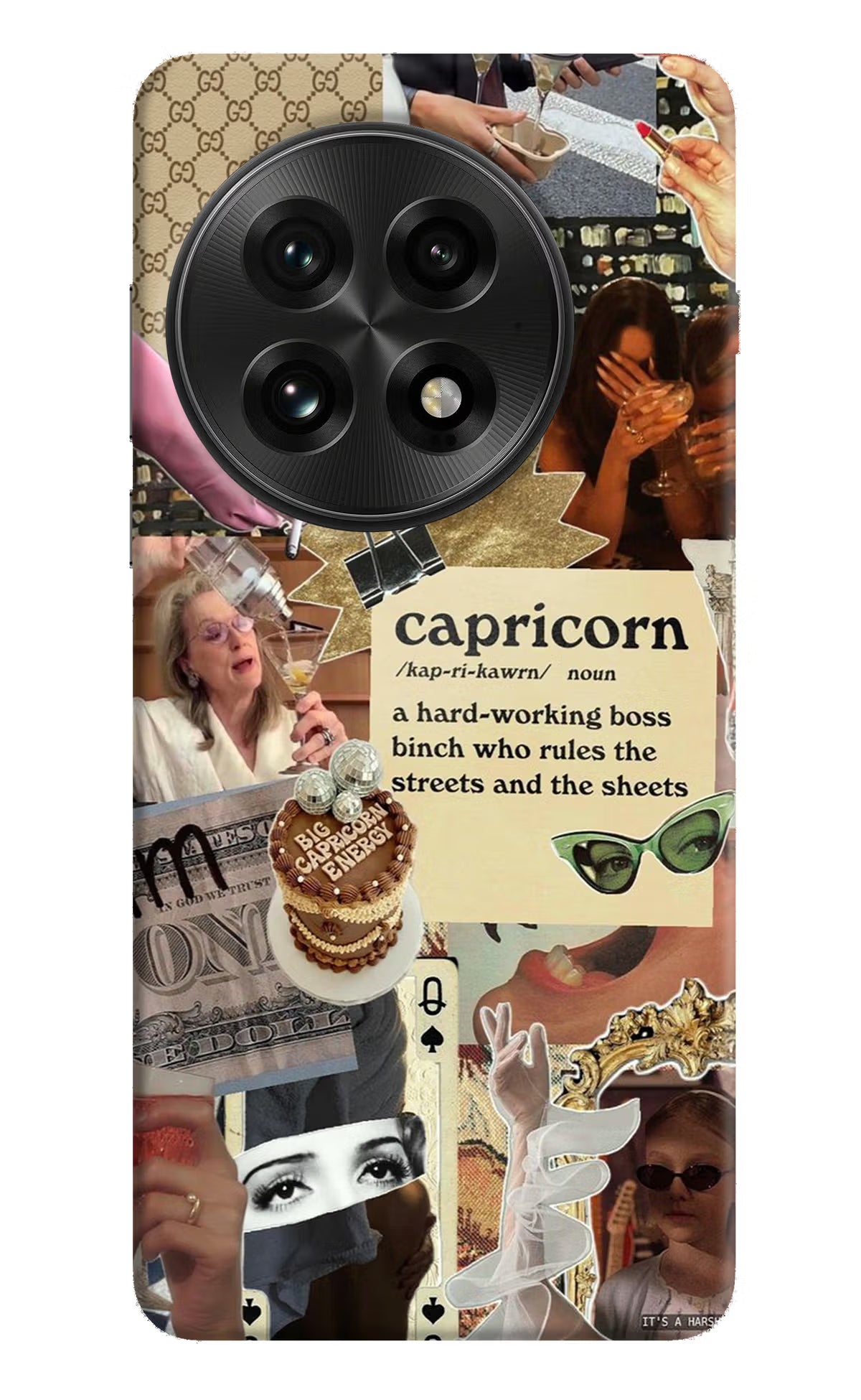 Capricorn Zodiac OnePlus 13 Hard Case Back Cover by Casekaro