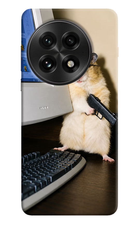 Hacker Hamster OnePlus 13 Hard Case Back Cover by Casekaro