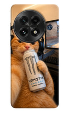 Gamer Cat Energy OnePlus 13 Hard Case Back Cover by Casekaro