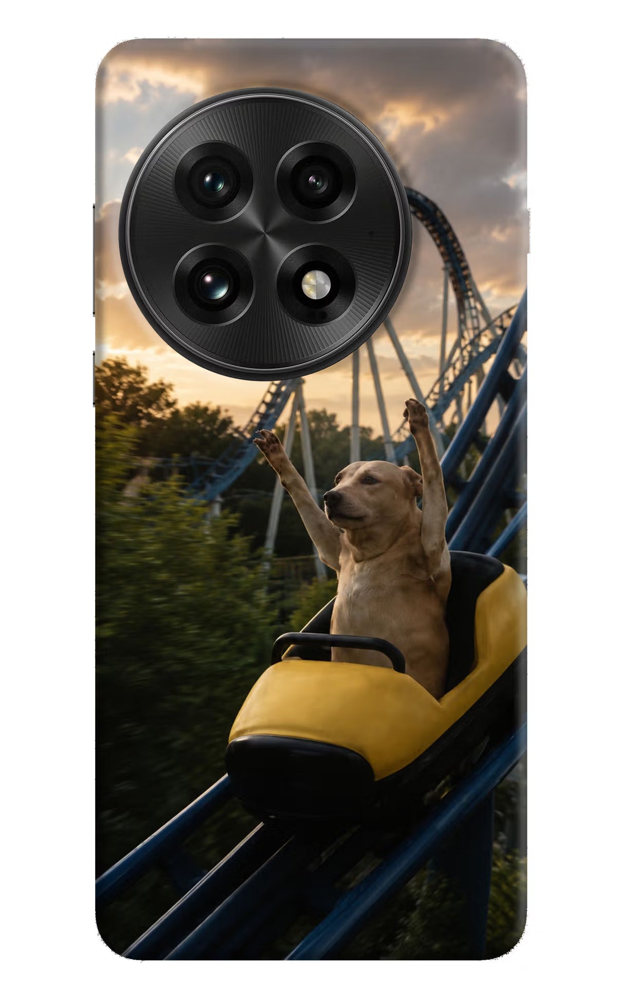 Rollercoaster Dog OnePlus 13 Back Cover