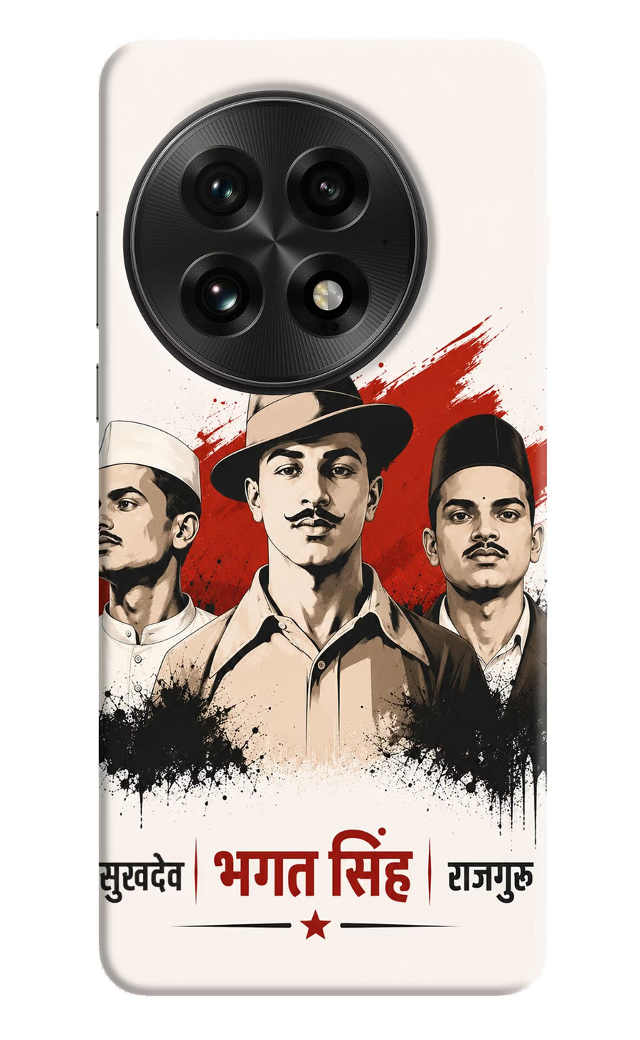 Bhagat Singh Trio OnePlus 13 Back Cover, Hard case