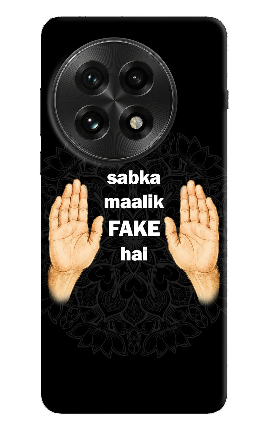 Sabka Malik Fake OnePlus 13 Back Cover, Hard case