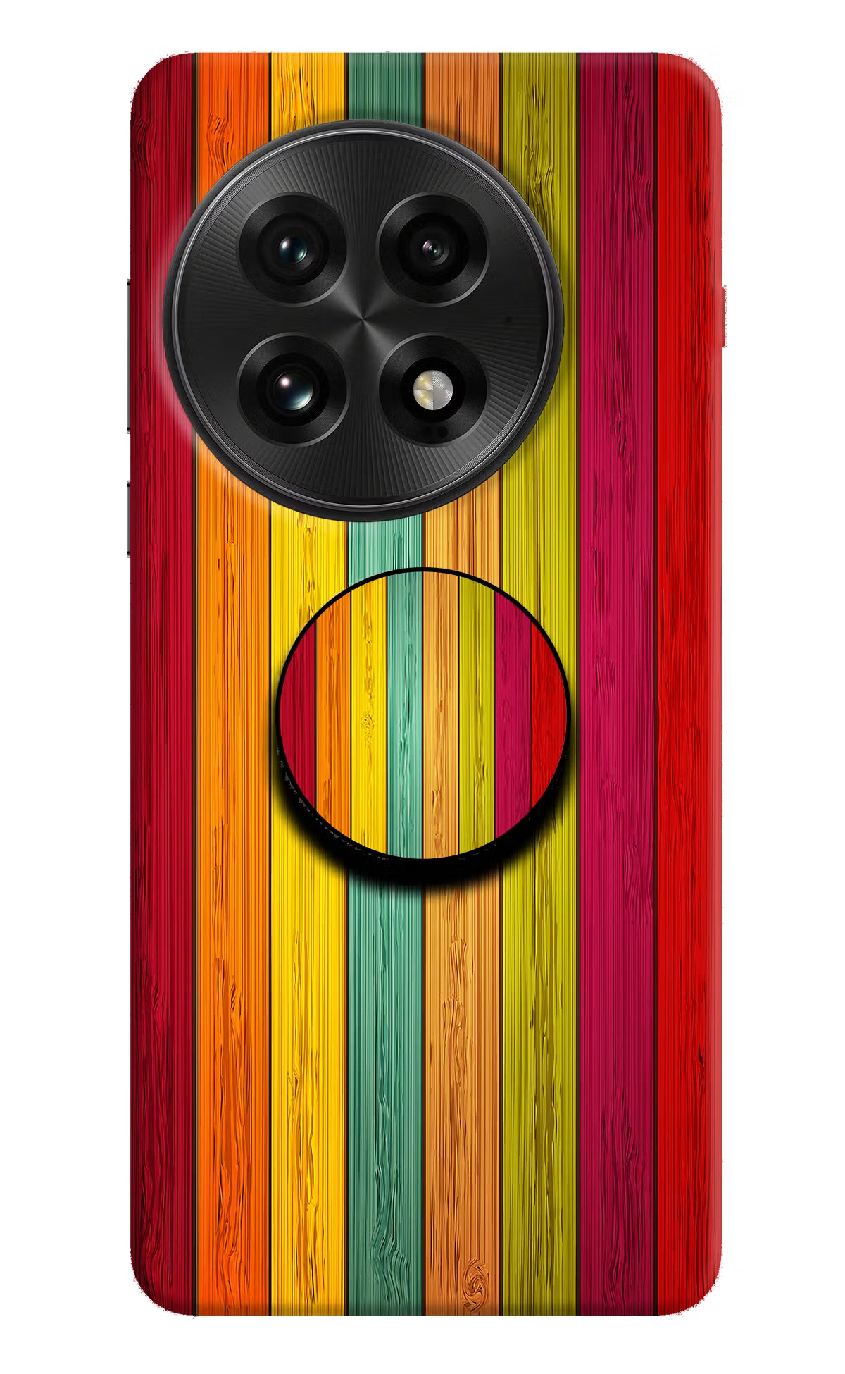Multicolor Wooden OnePlus 13 Pop Case by Casekaro