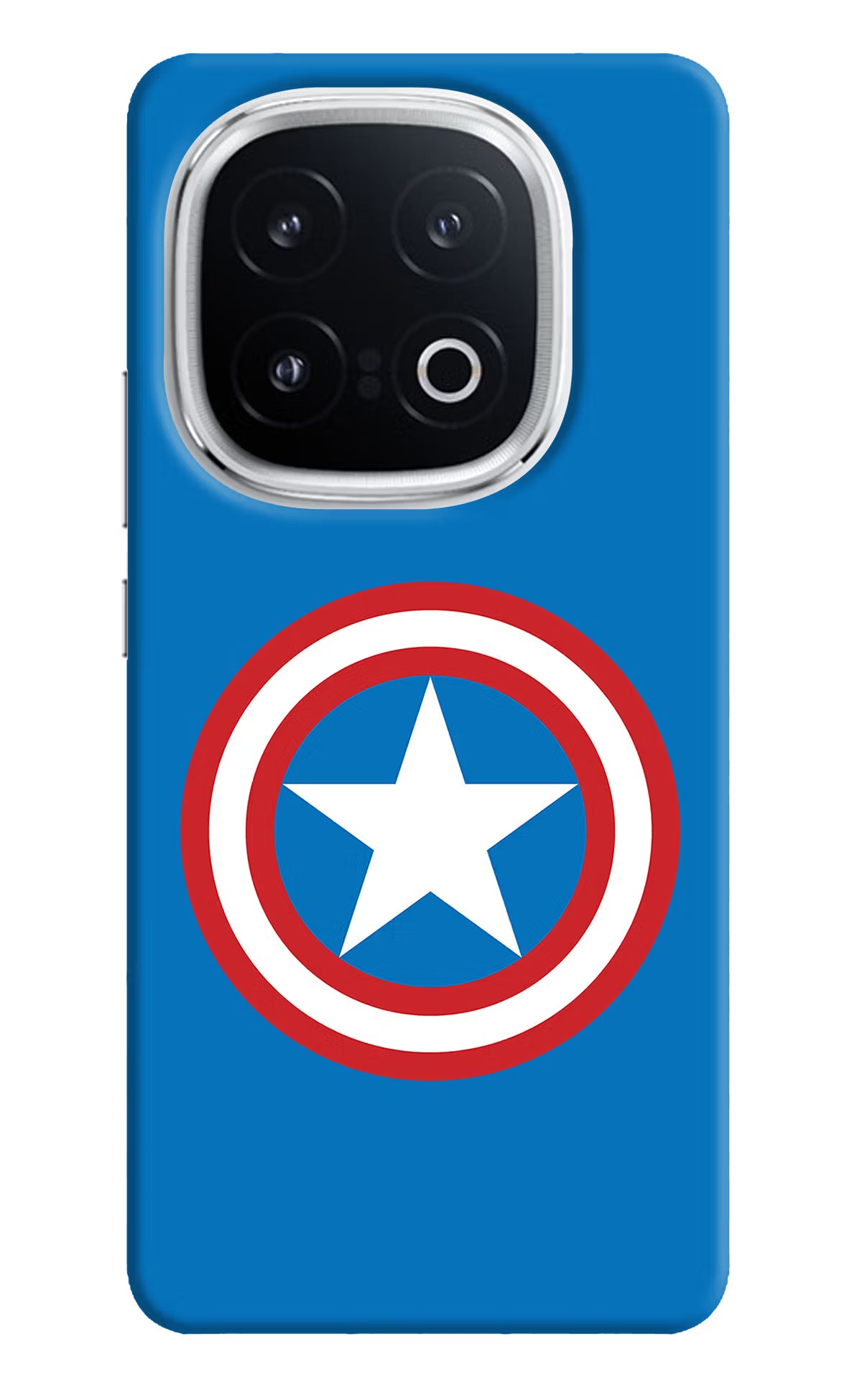 Captain America Logo iQOO 13 5G Hard Case Back Cover by Casekaro