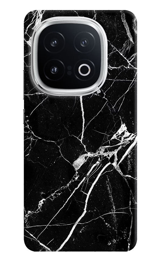Black Marble Pattern iQOO 13 5G Hard Case Back Cover by Casekaro