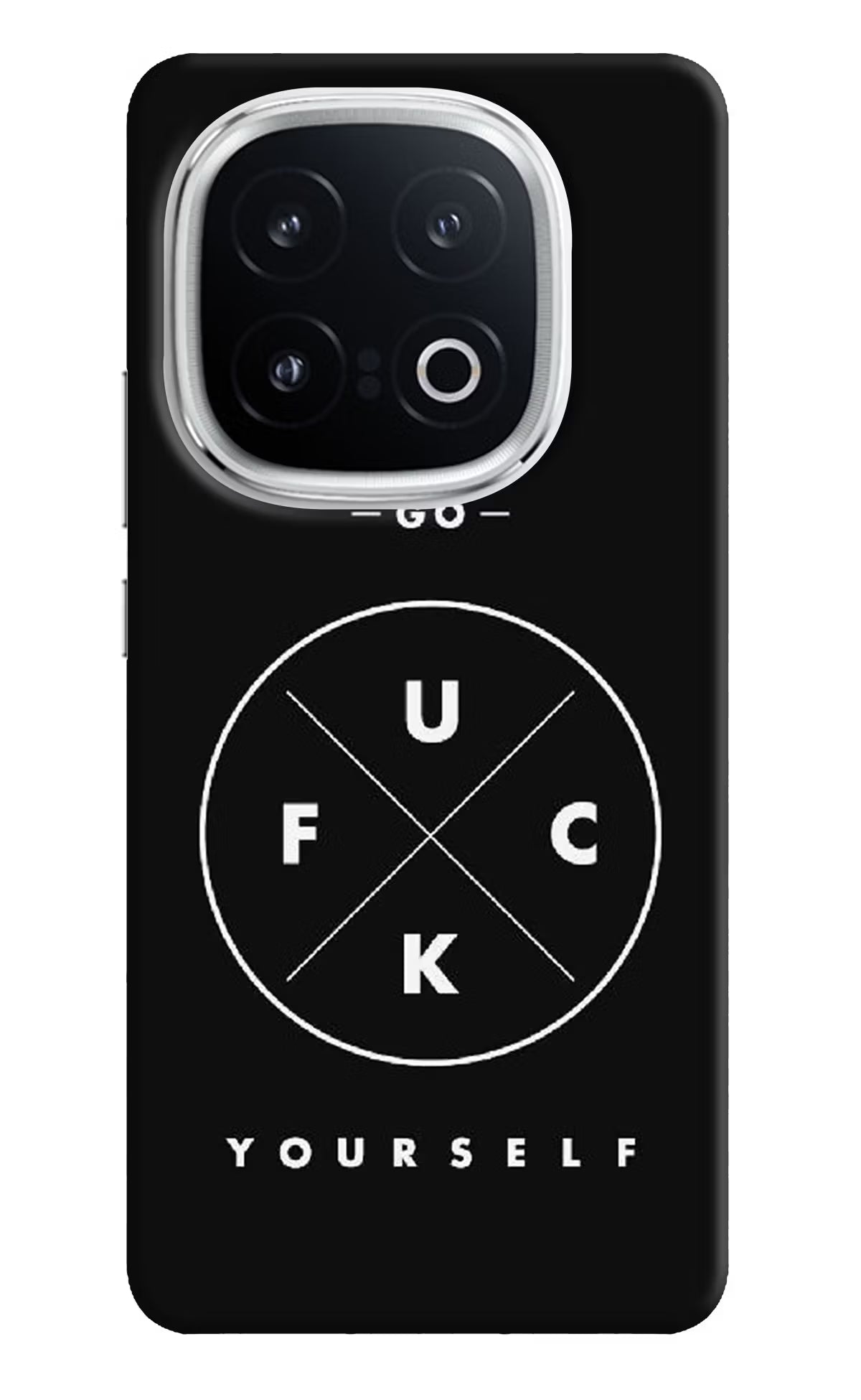 Go Fuck Yourself iQOO 13 5G Hard Case Back Cover by Casekaro