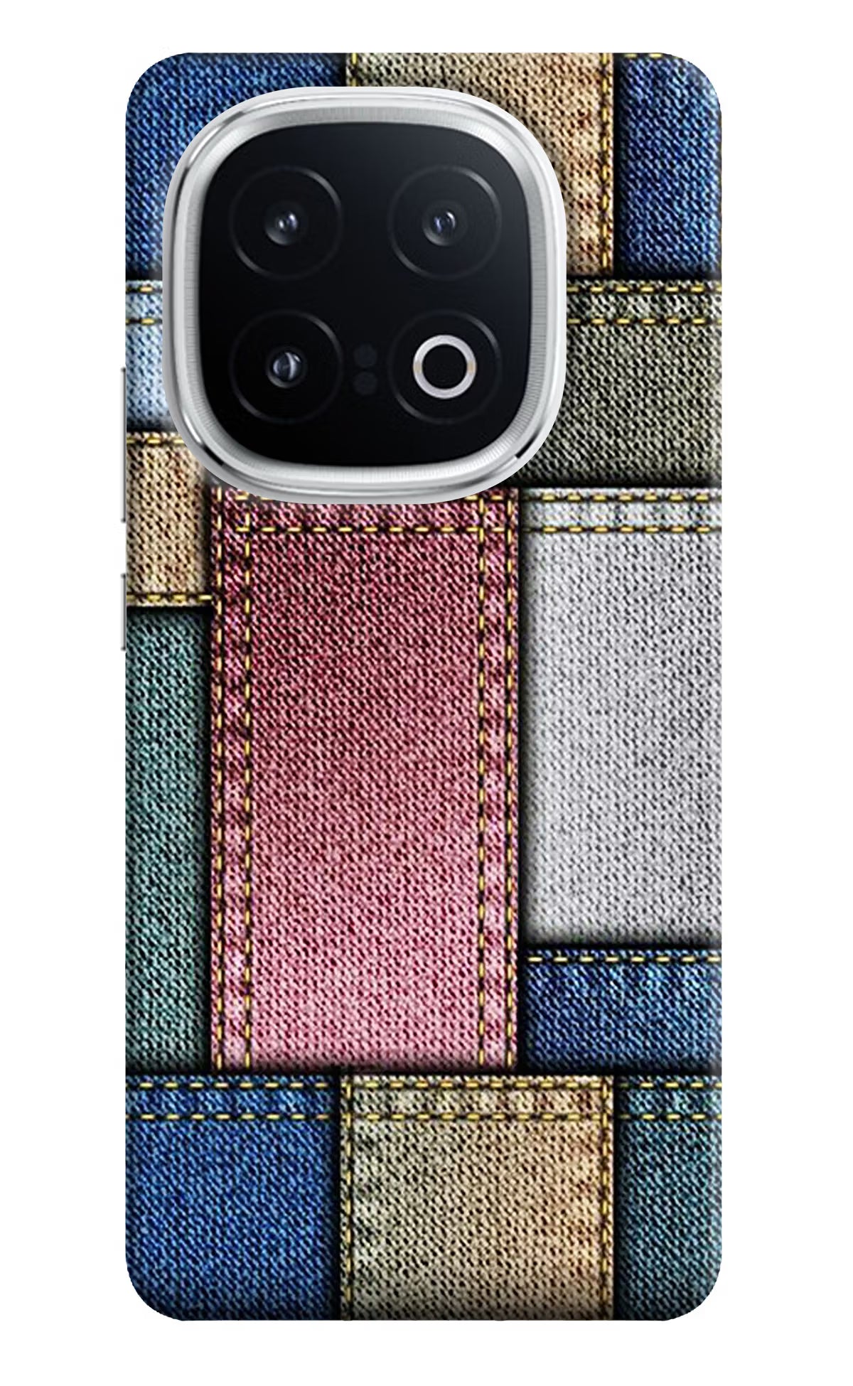 Multicolor Jeans iQOO 13 5G Hard Case Back Cover by Casekaro