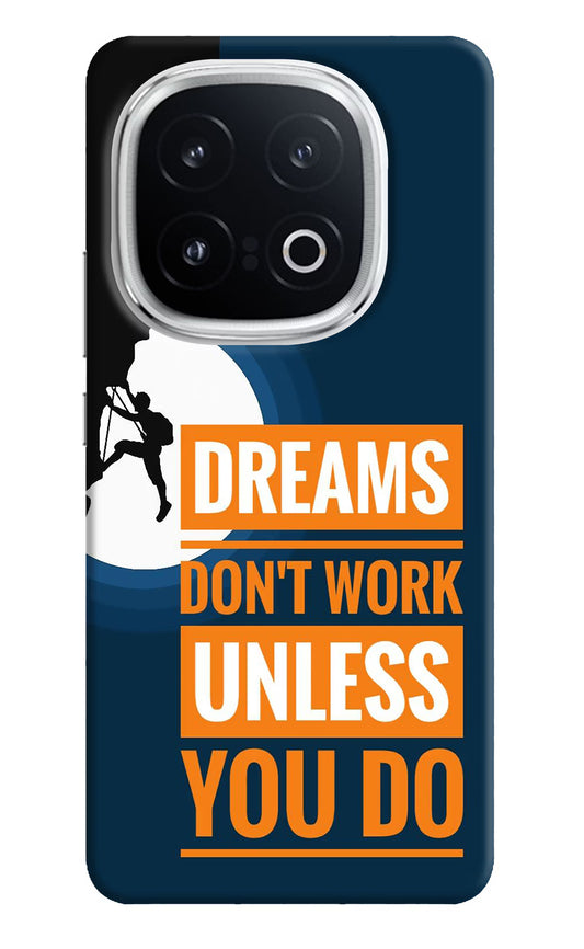 Dreams Don’T Work Unless You Do iQOO 13 5G Hard Case Back Cover by Casekaro