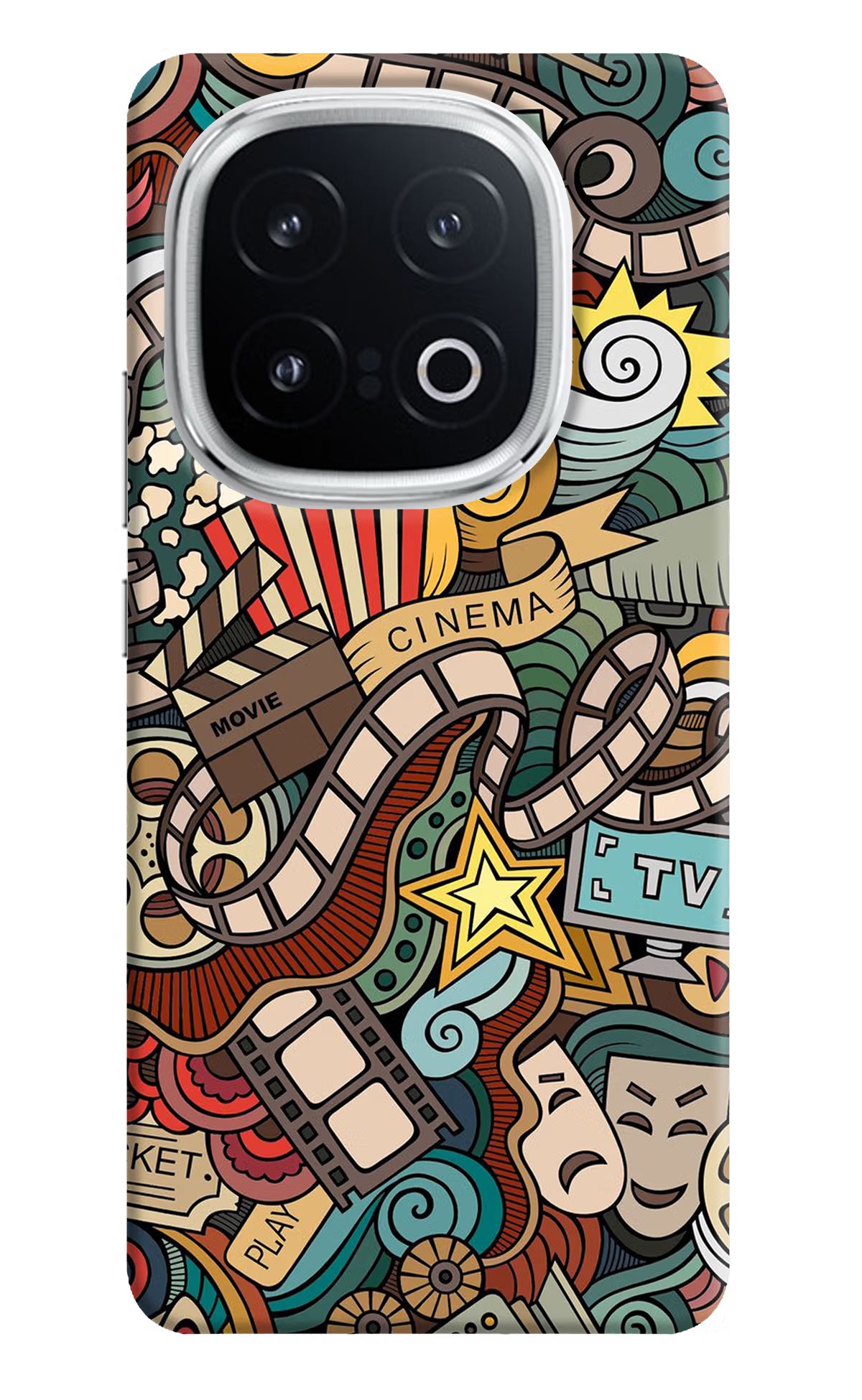Cinema Abstract iQOO 13 5G Hard Case Back Cover by Casekaro