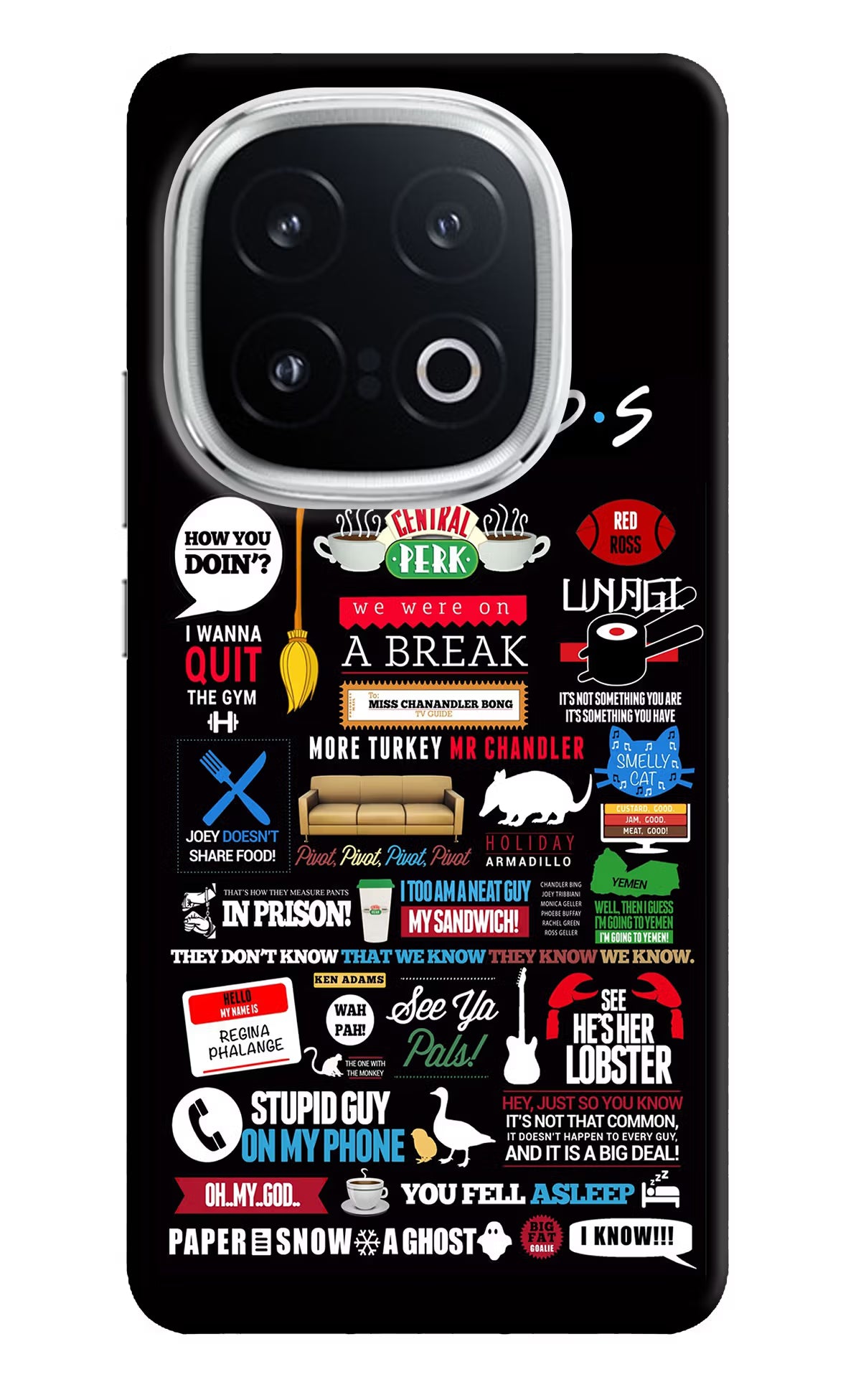 FRIENDS iQOO 13 5G Hard Case Back Cover by Casekaro